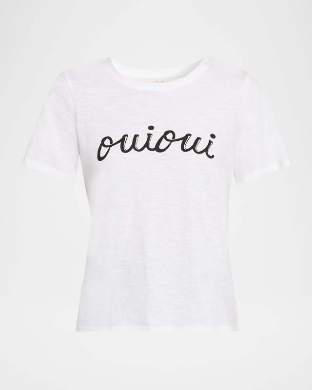 Oui Oui Script Graphic T